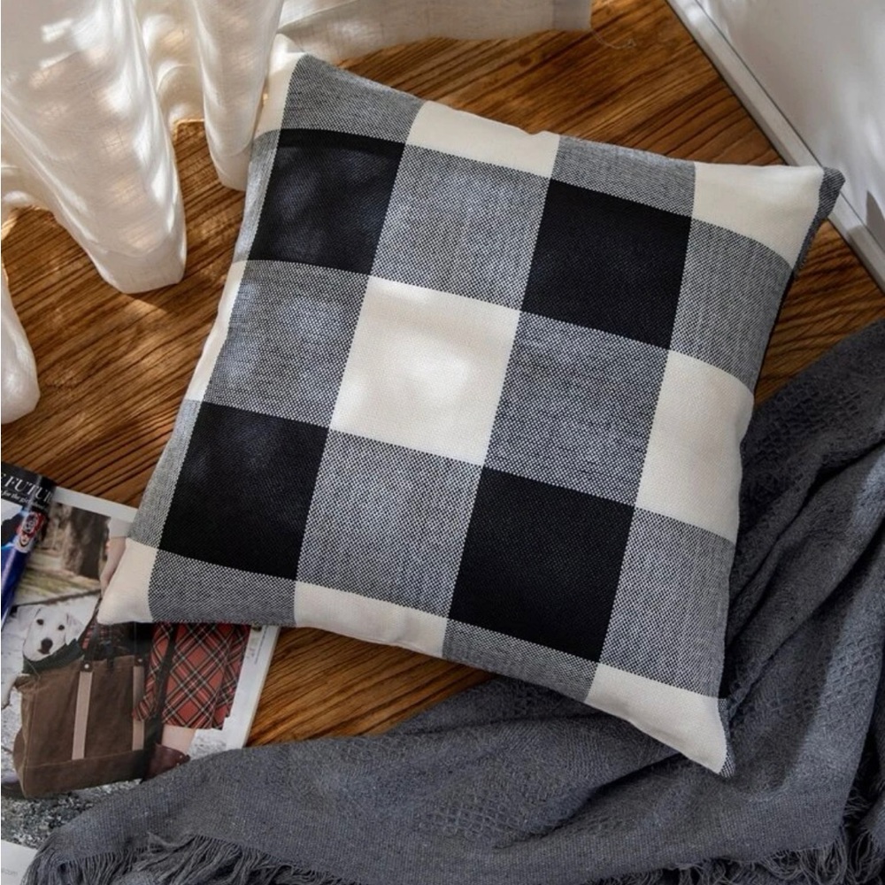 Gingham Cushion Cover (Cover Only)